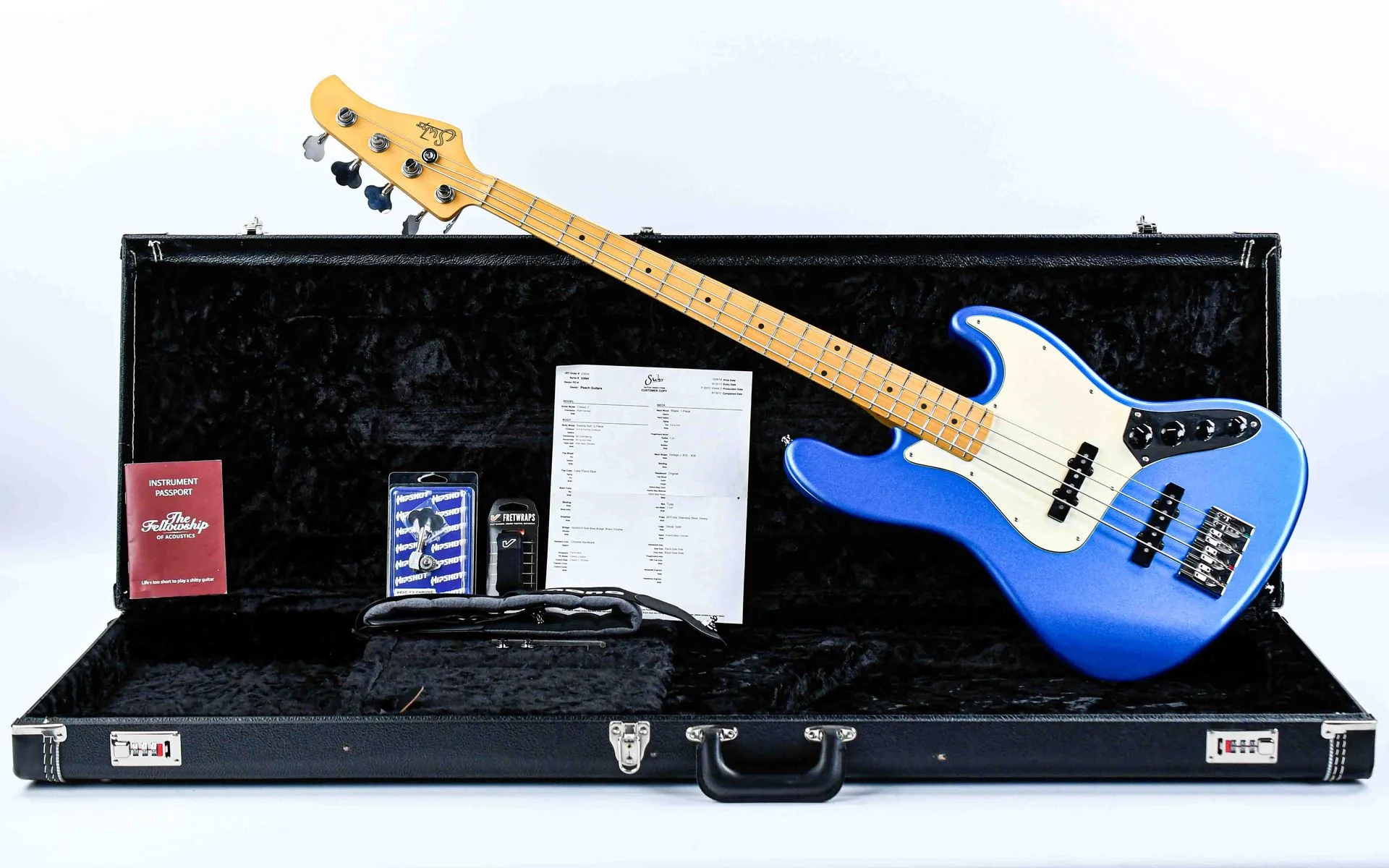 Suhr Classic J Custom Lake Placid Blue Metallic 2013 - Image 3