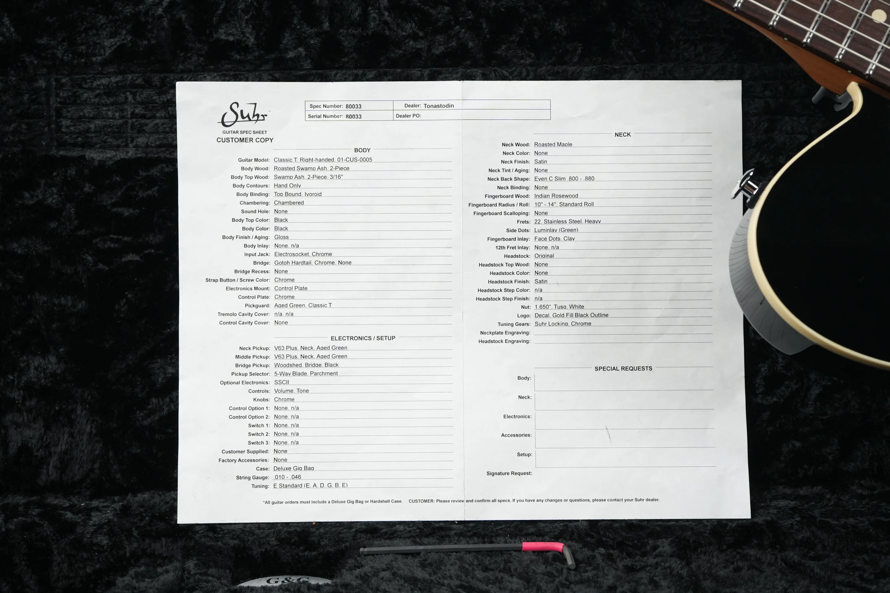Suhr Classic T Nashville Black 2024 - Image 13