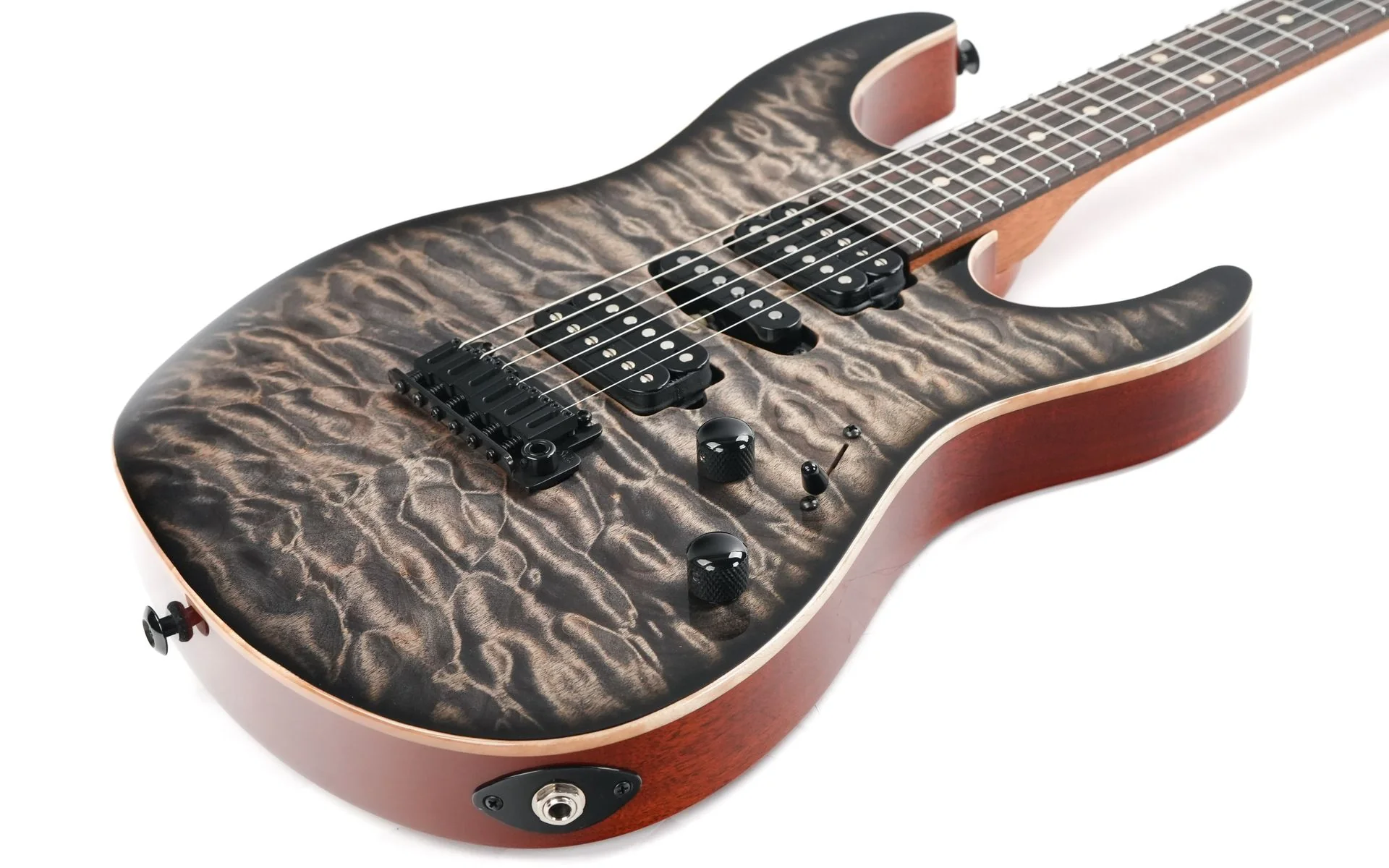 Suhr Modern Custom Faded Trans Charcoal Burst - Image 11