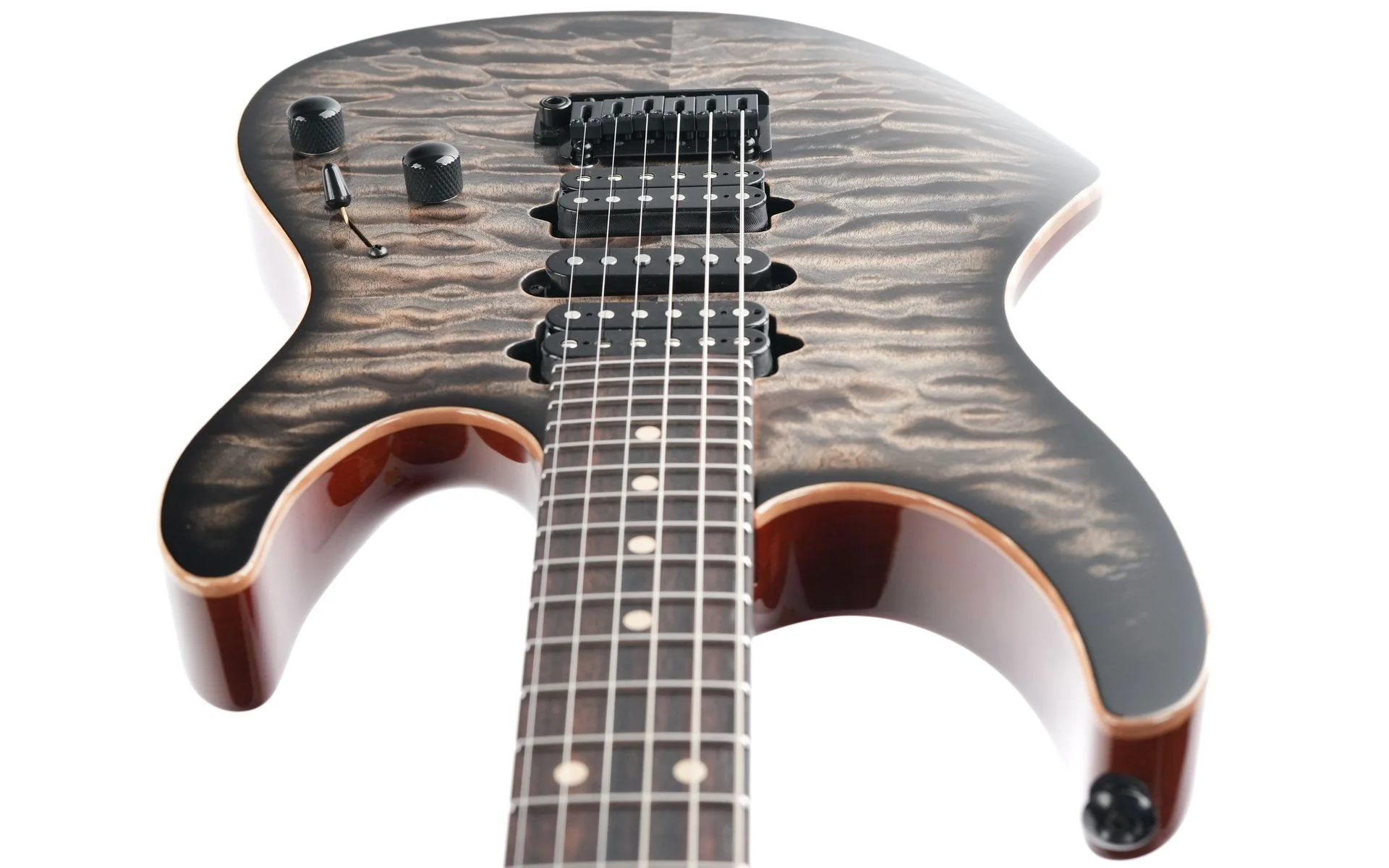 Suhr Modern Custom Faded Trans Charcoal Burst - Image 13
