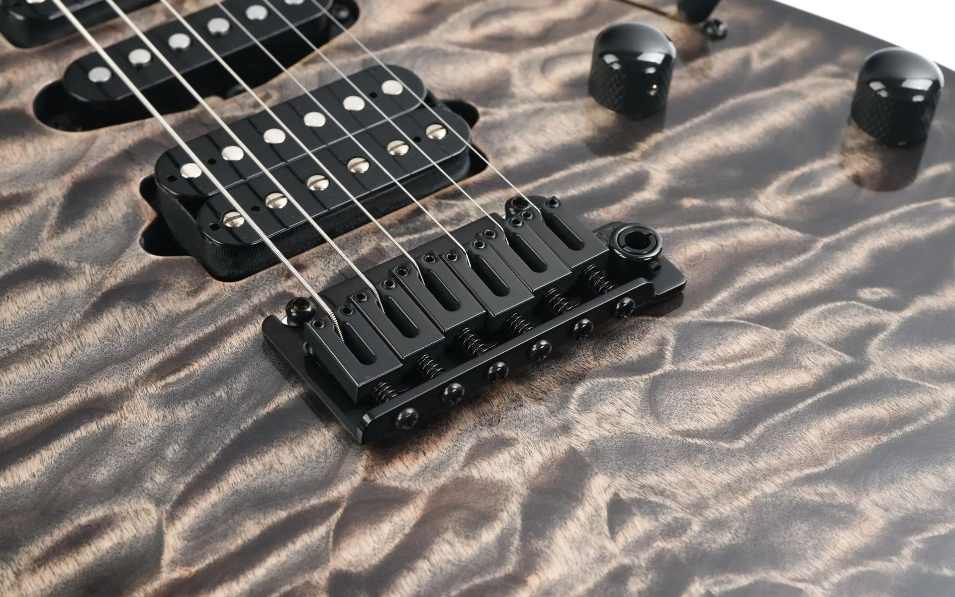 Suhr Modern Custom Faded Trans Charcoal Burst - Image 7