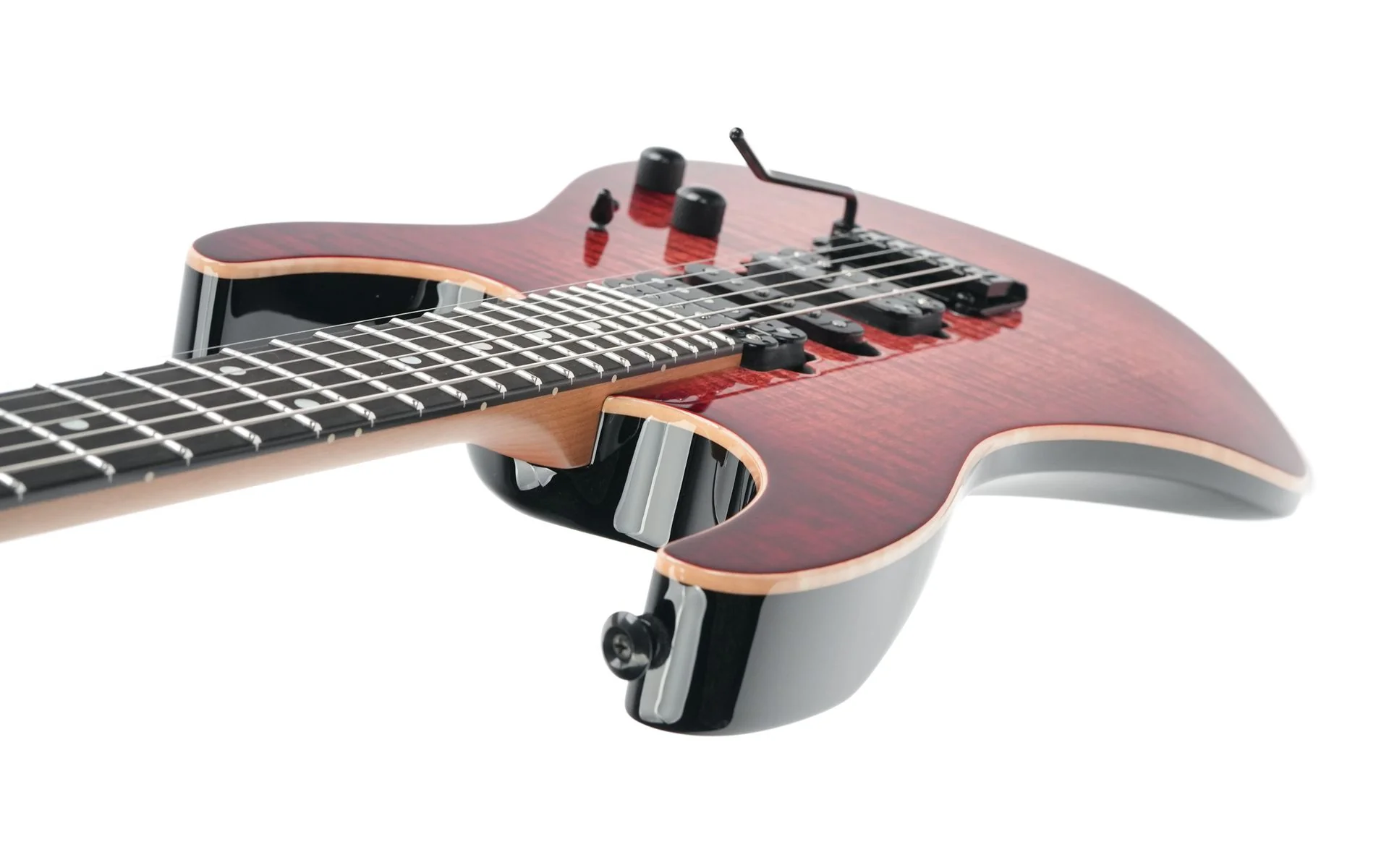 Suhr Modern Custom Faded Trans Wine Red Burst - Image 10