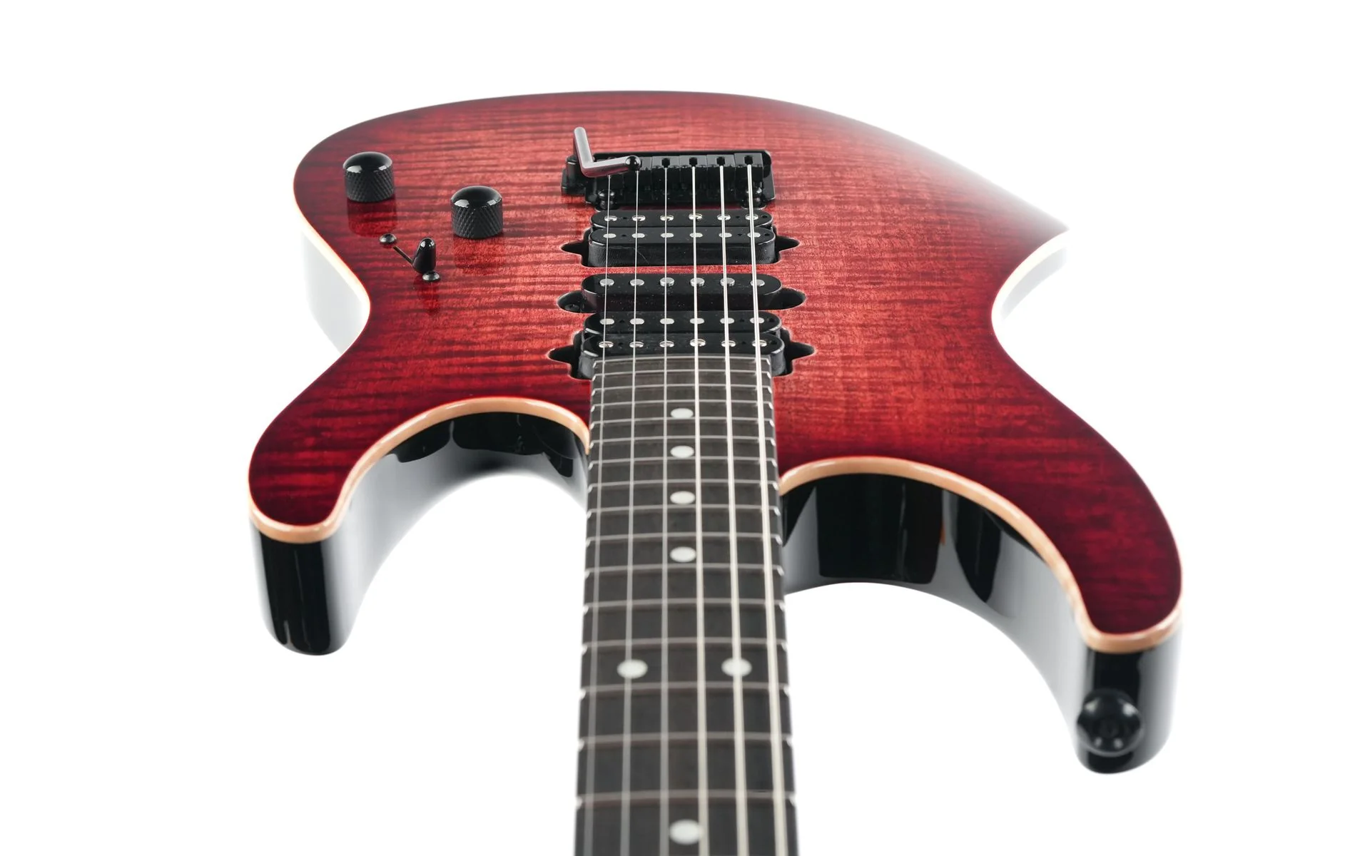 Suhr Modern Custom Faded Trans Wine Red Burst - Image 12