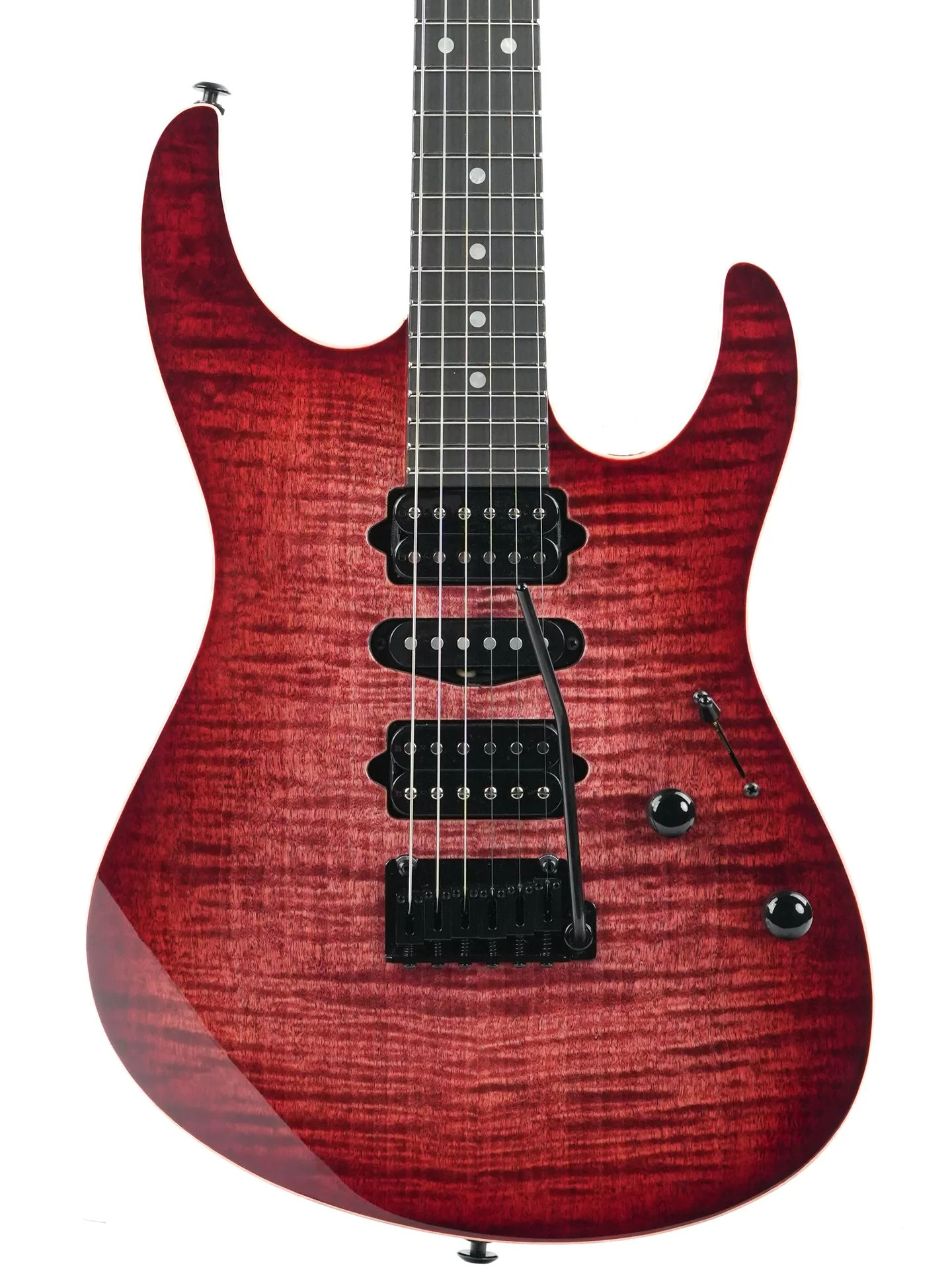 Suhr Modern Custom Faded Trans Wine Red Burst - Image 5