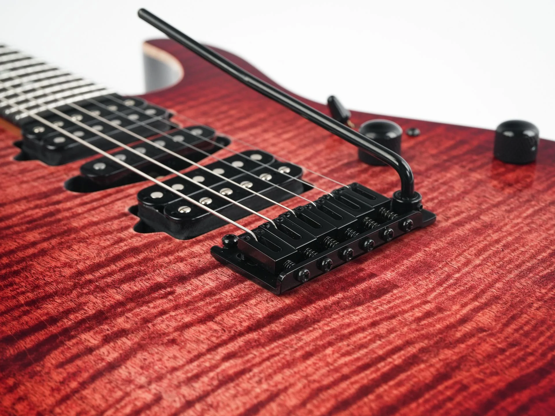 Suhr Modern Custom Faded Trans Wine Red Burst - Image 7