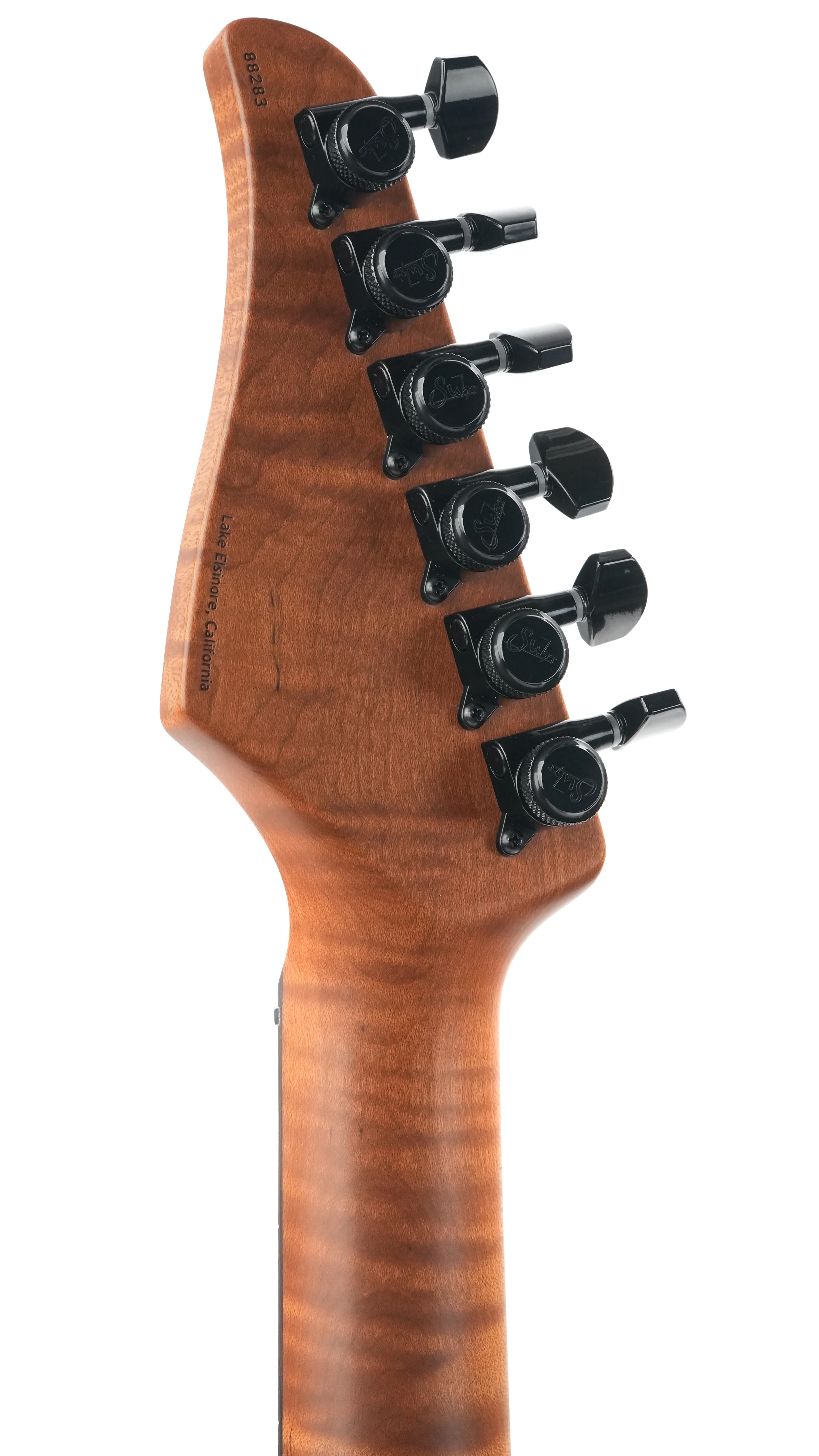 Suhr Modern Custum Waterfall Burl Maple Faded Trans Green Burst - Image 6