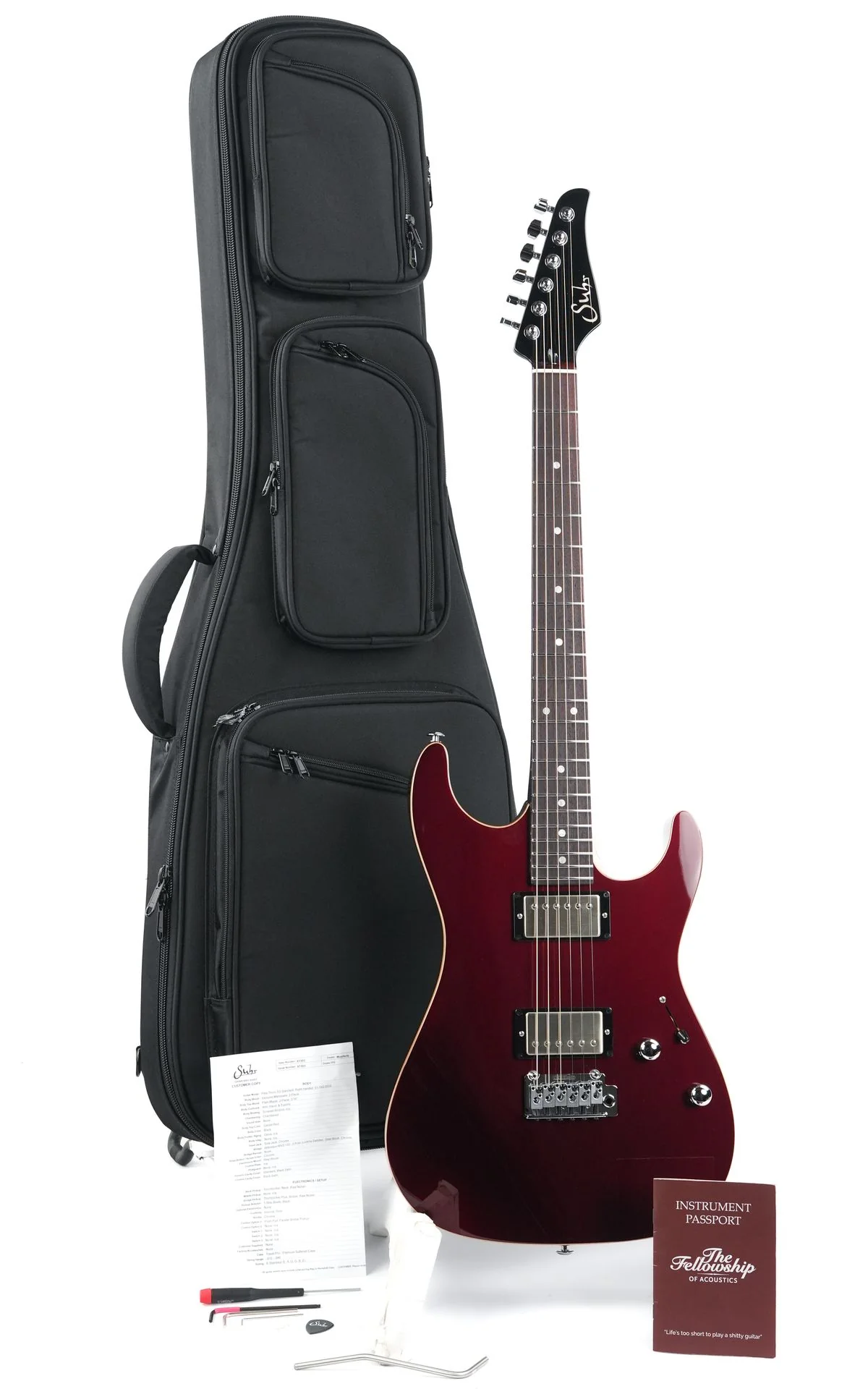 Suhr Pete Thorn Garnet Red Metallic - Image 3