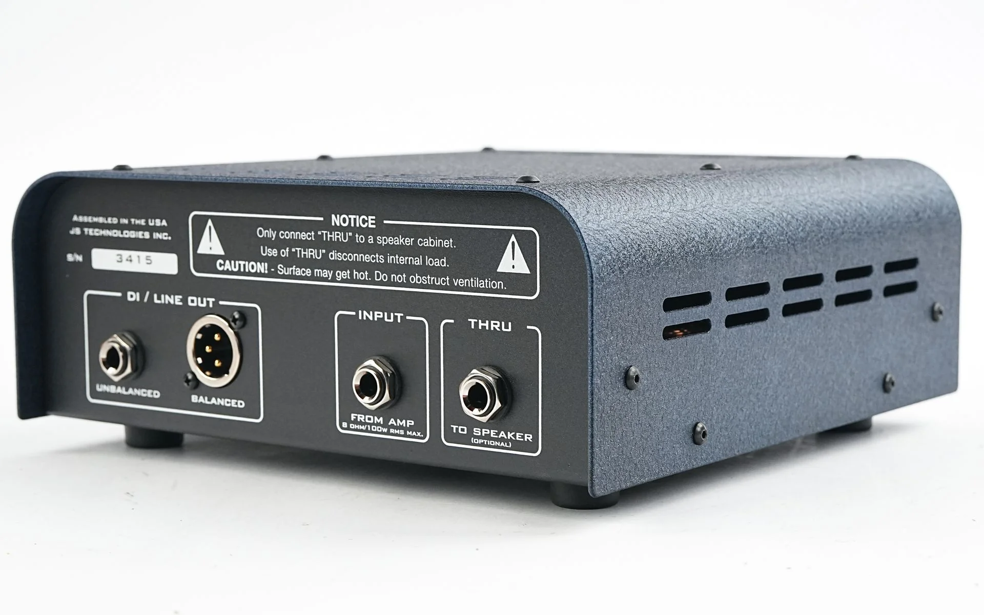 Suhr Reactive Load Box Recording Interface - Image 4