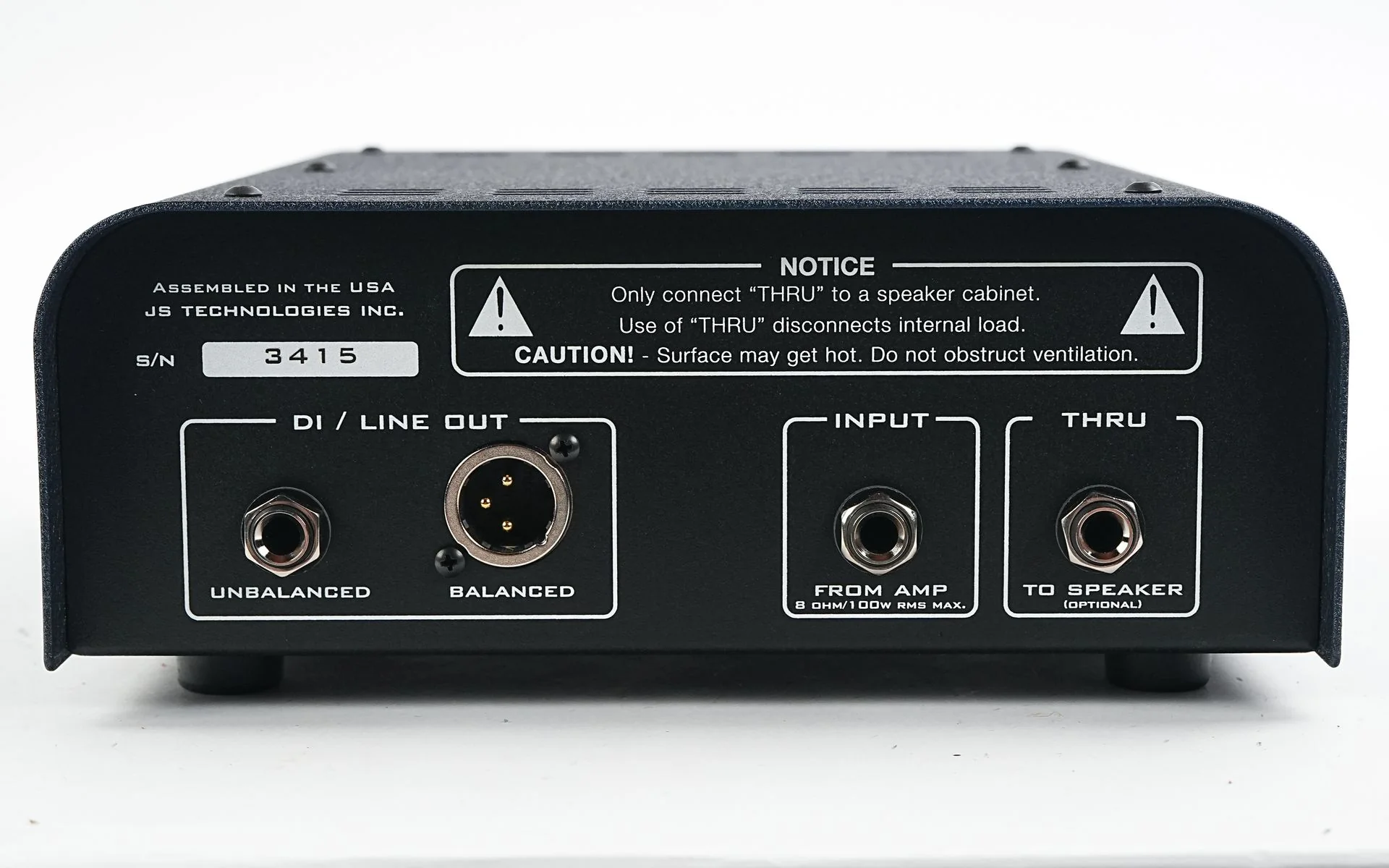 Suhr Reactive Load Box Recording Interface - Image 6