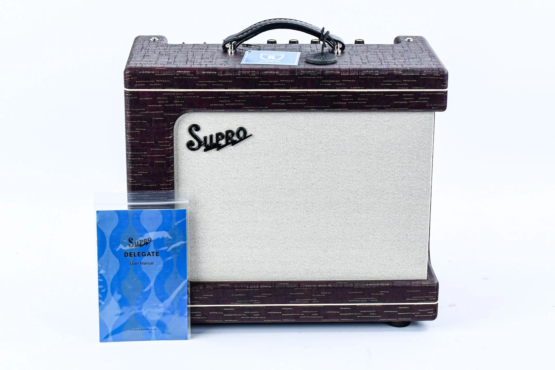 Supro Delegate Custom 1x12 Combo Burgundy - Image 2
