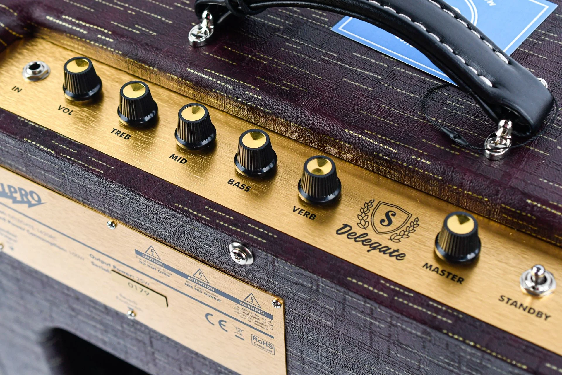 Supro Delegate Custom 1x12 Combo Burgundy - Image 6