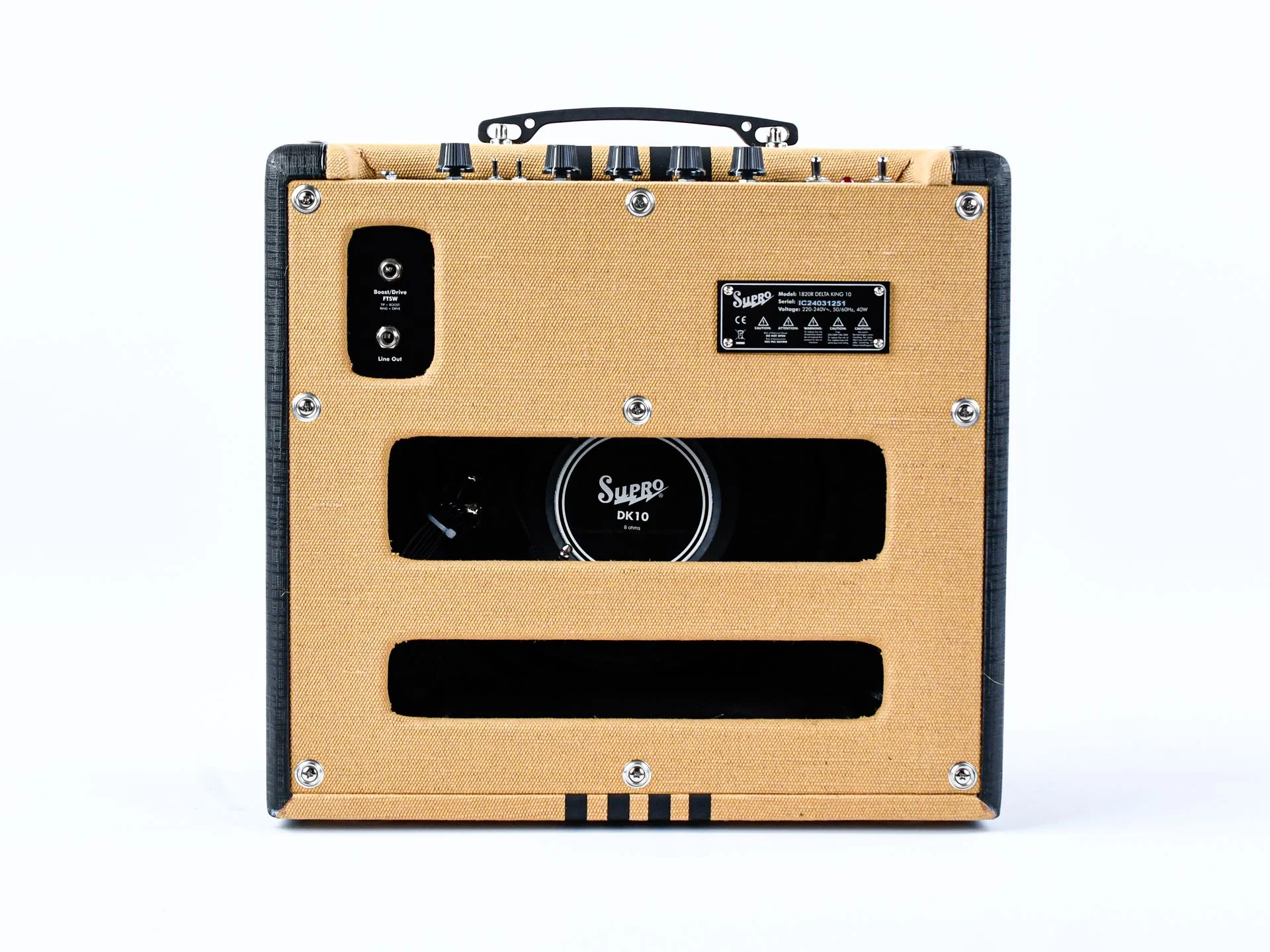 Supro Delta King 10 Tweed Black - Image 3