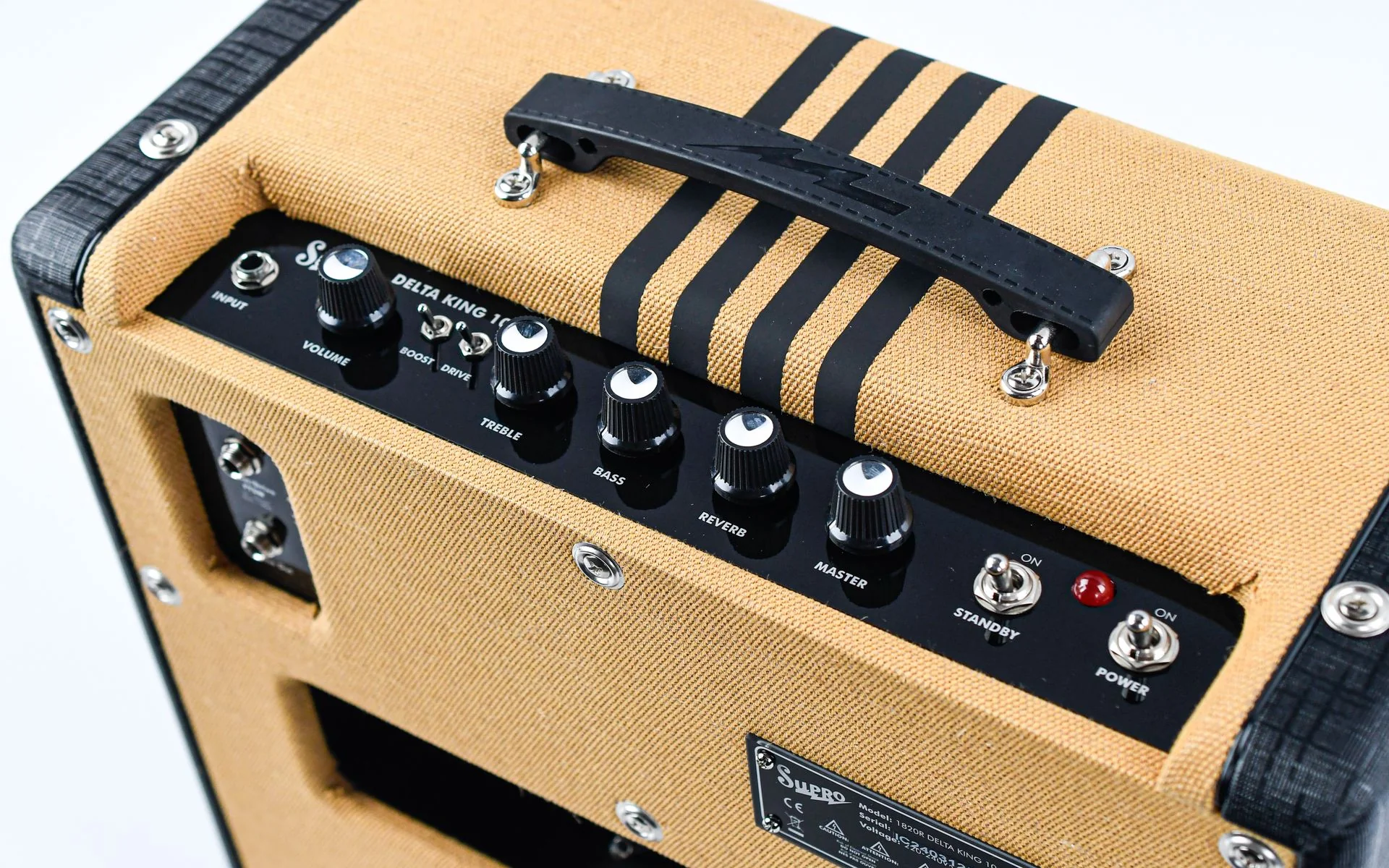 Supro Delta King 10 Tweed Black - Image 8