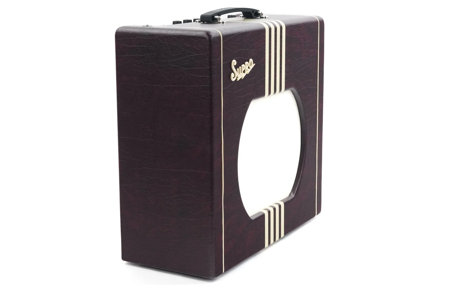 Supro Delta King 12 Burgundy White - Image 3