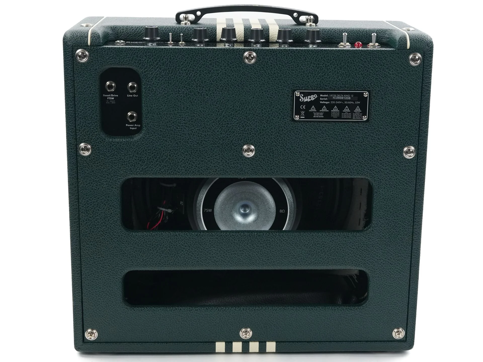 Supro Delta King 12 Emerald Green Cream - Image 12
