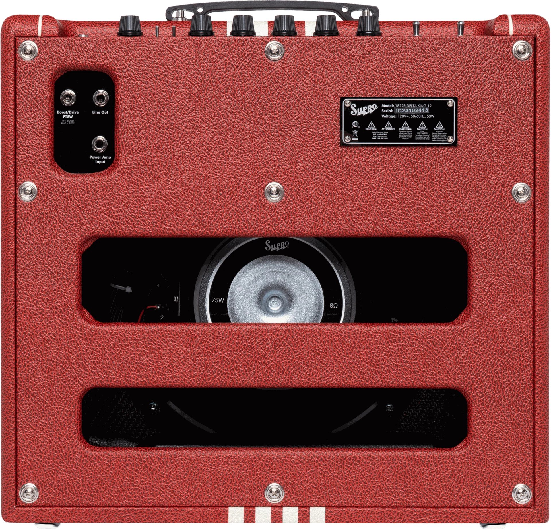 Supro Delta King 12 Scarlet Red - Image 6