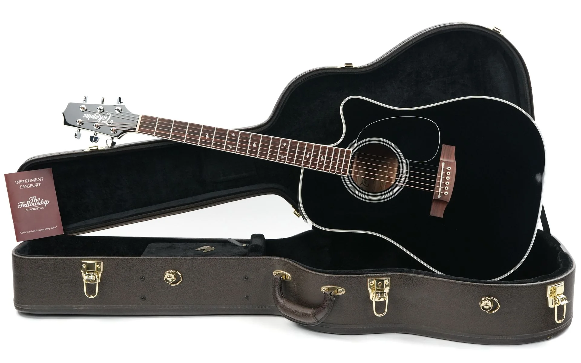 Takamine EF341SC Black 2019 - Image 3