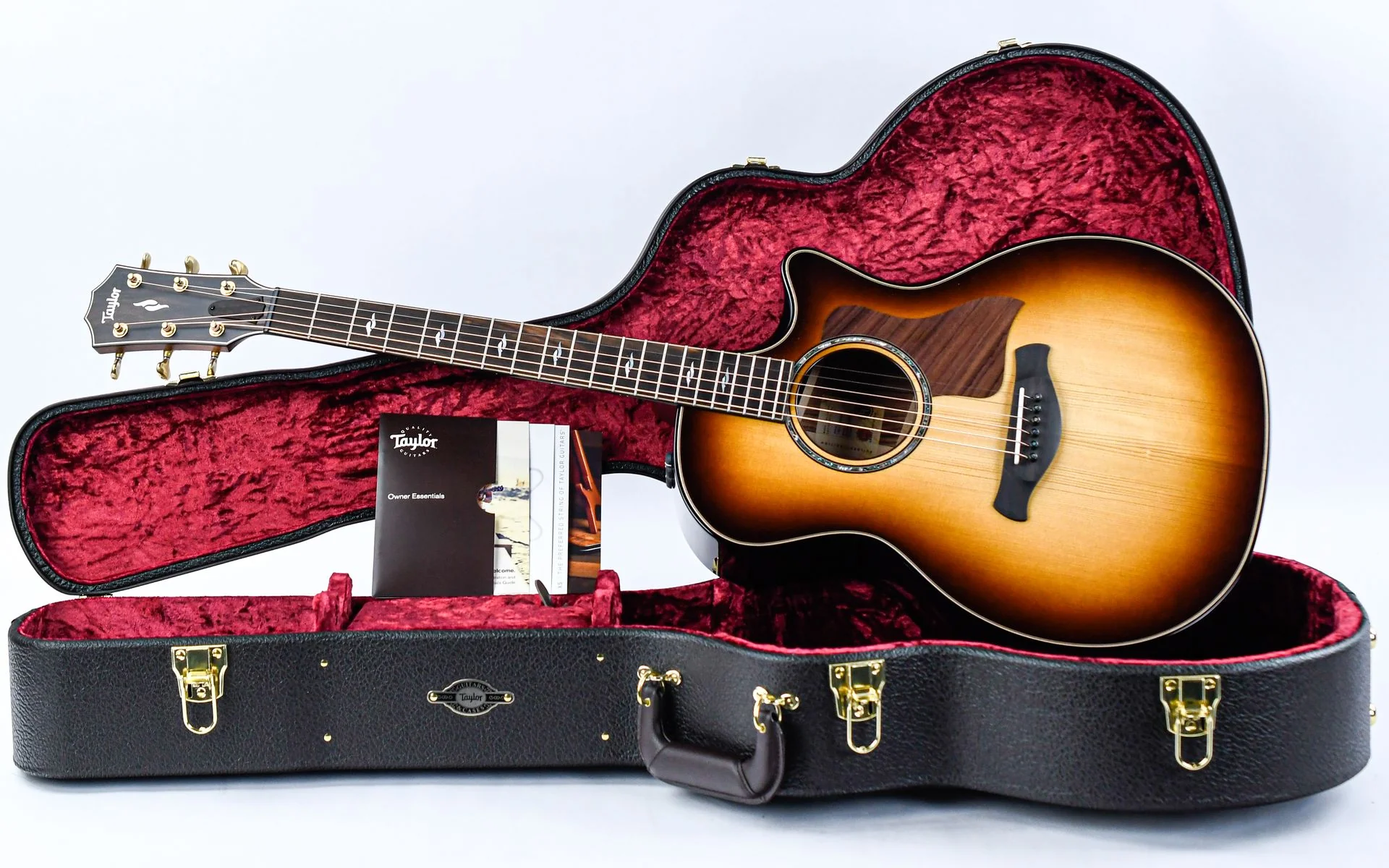 Taylor 814ce Builders Edition Honduran Rosewood Adirondack Shaded Edge Burst - Image 3