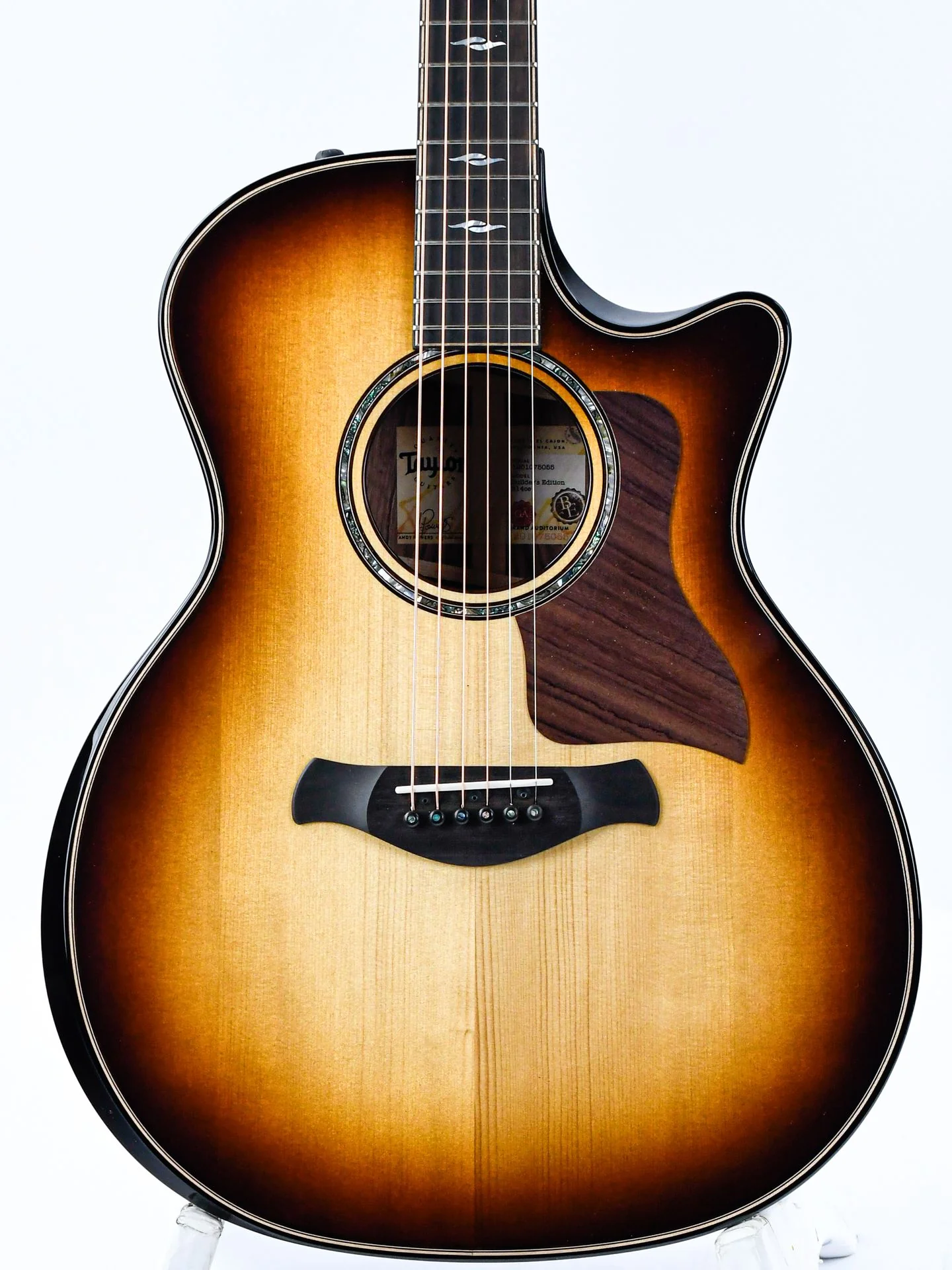 Taylor 814ce Builders Edition Honduran Rosewood Adirondack Shaded Edge Burst - Image 5