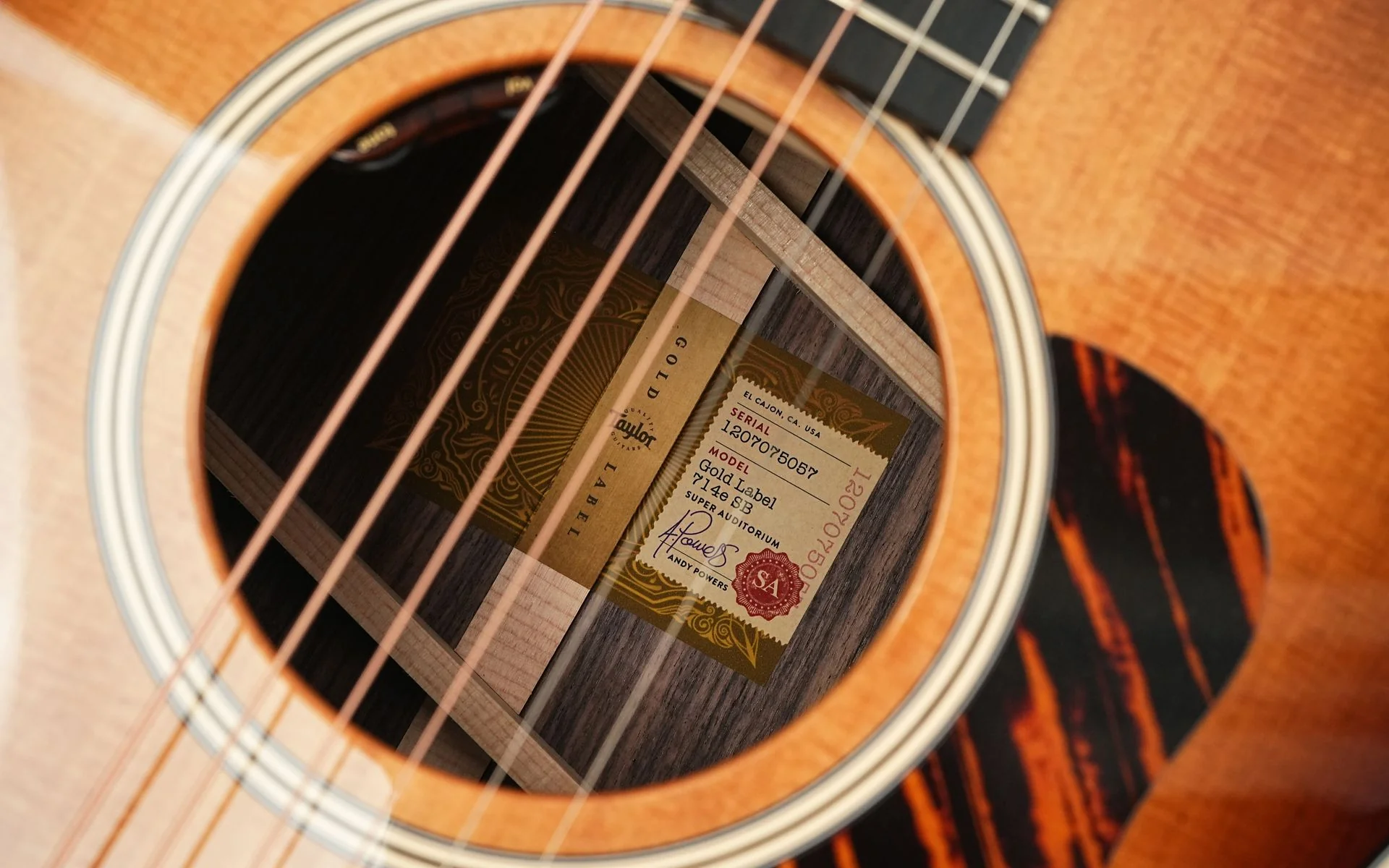 Taylor Gold Label 714e Sunburst - Image 11