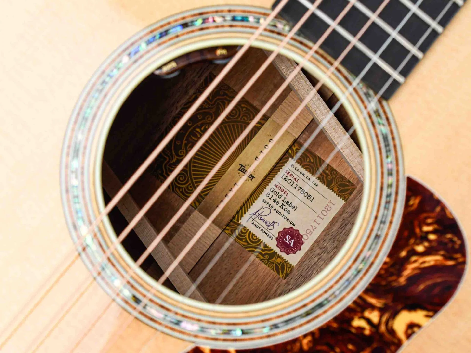 Taylor Gold Label 814e Koa Naturel - Image 12