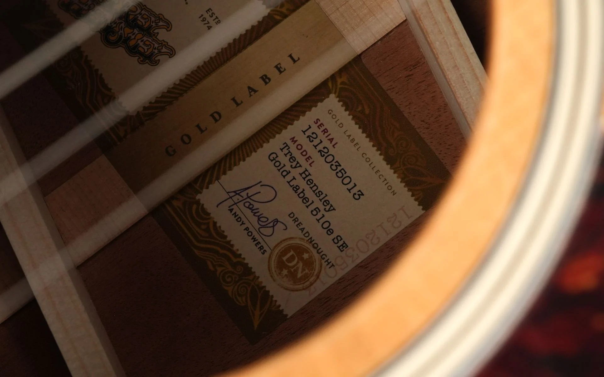 Taylor Gold Label Trey Hensley Signature 510e - Image 11