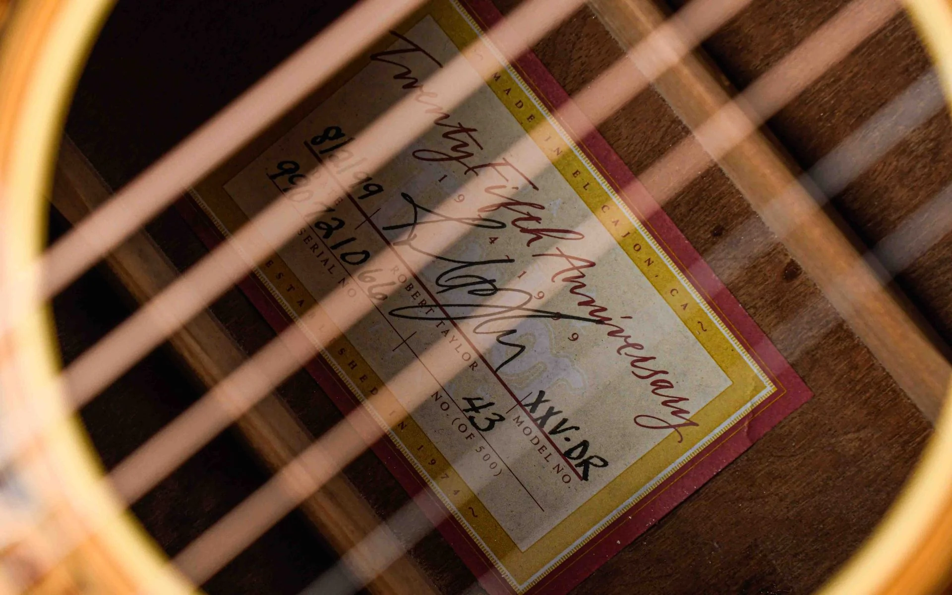 Taylor XXV-DR Limited no. 43 of 500 1999 - Image 11