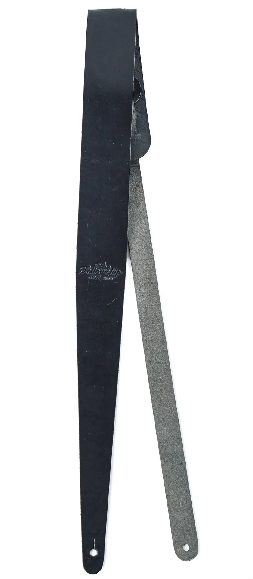 TFOA Leather Guitar Strap Black - Image 2