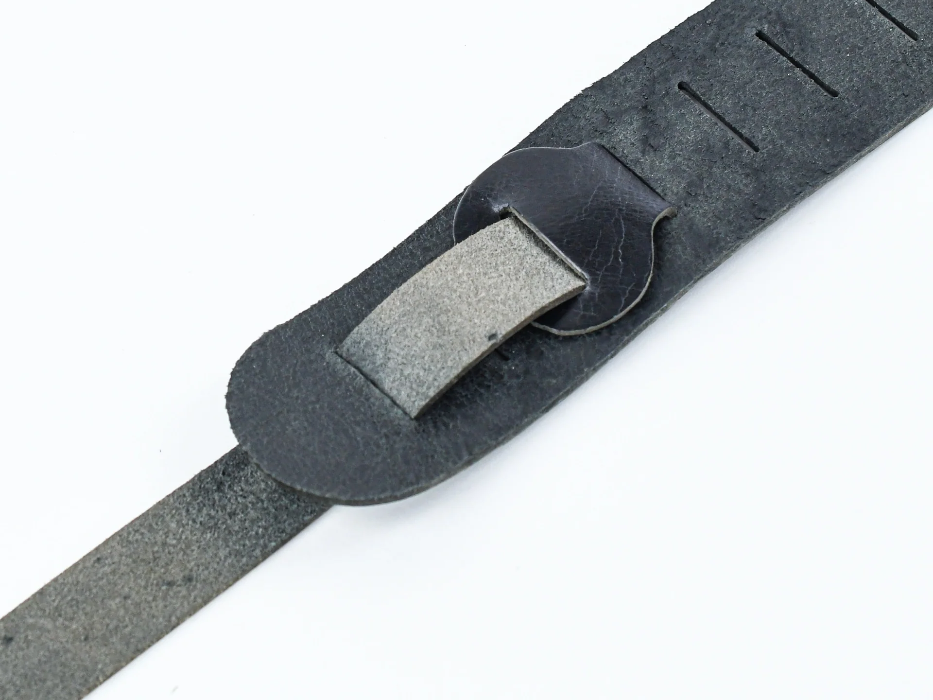 TFOA Leather Guitar Strap Black - Image 4