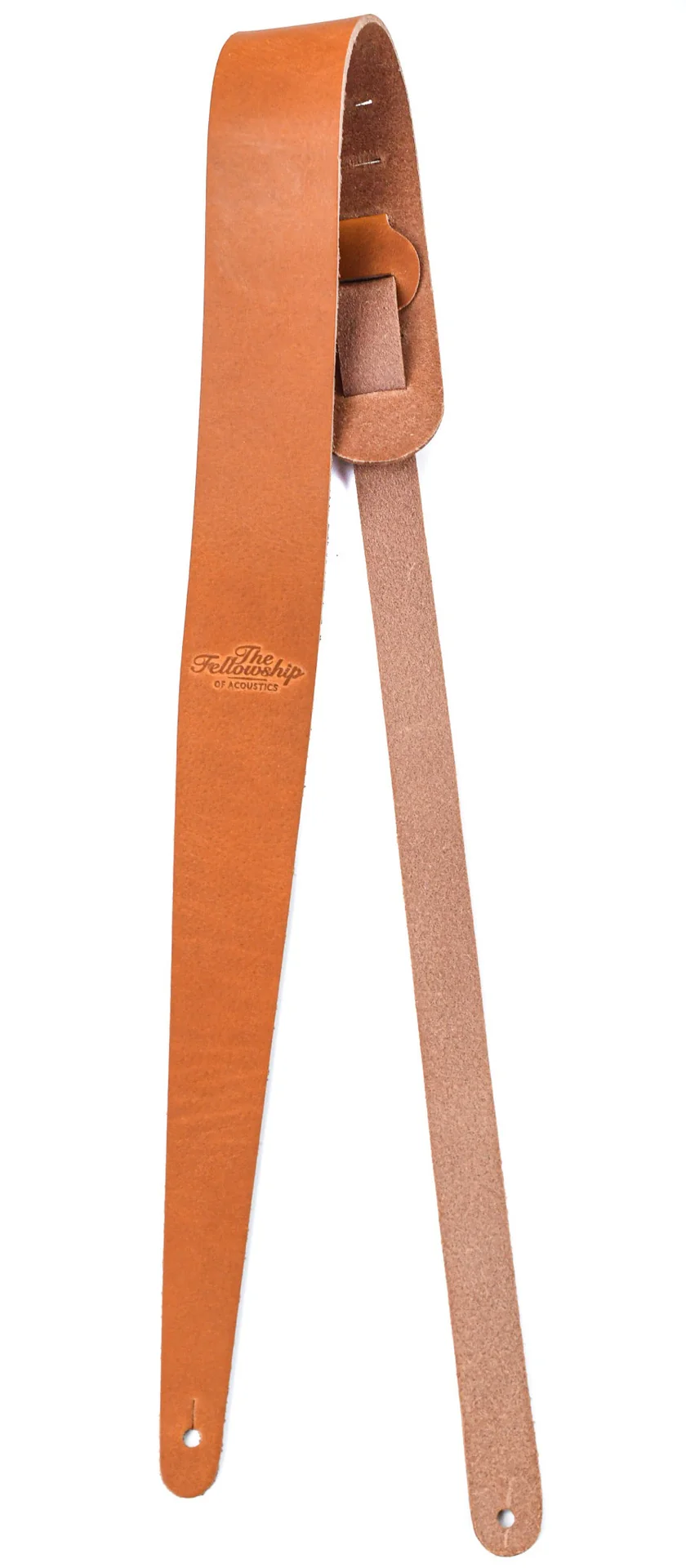 TFOA Leather Guitar Strap Cognac - Image 2