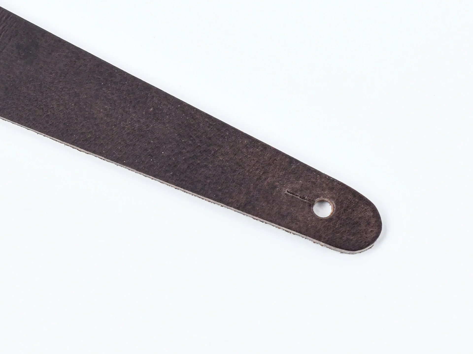 TFOA Leather Guitar Strap Dark Brown - Image 5