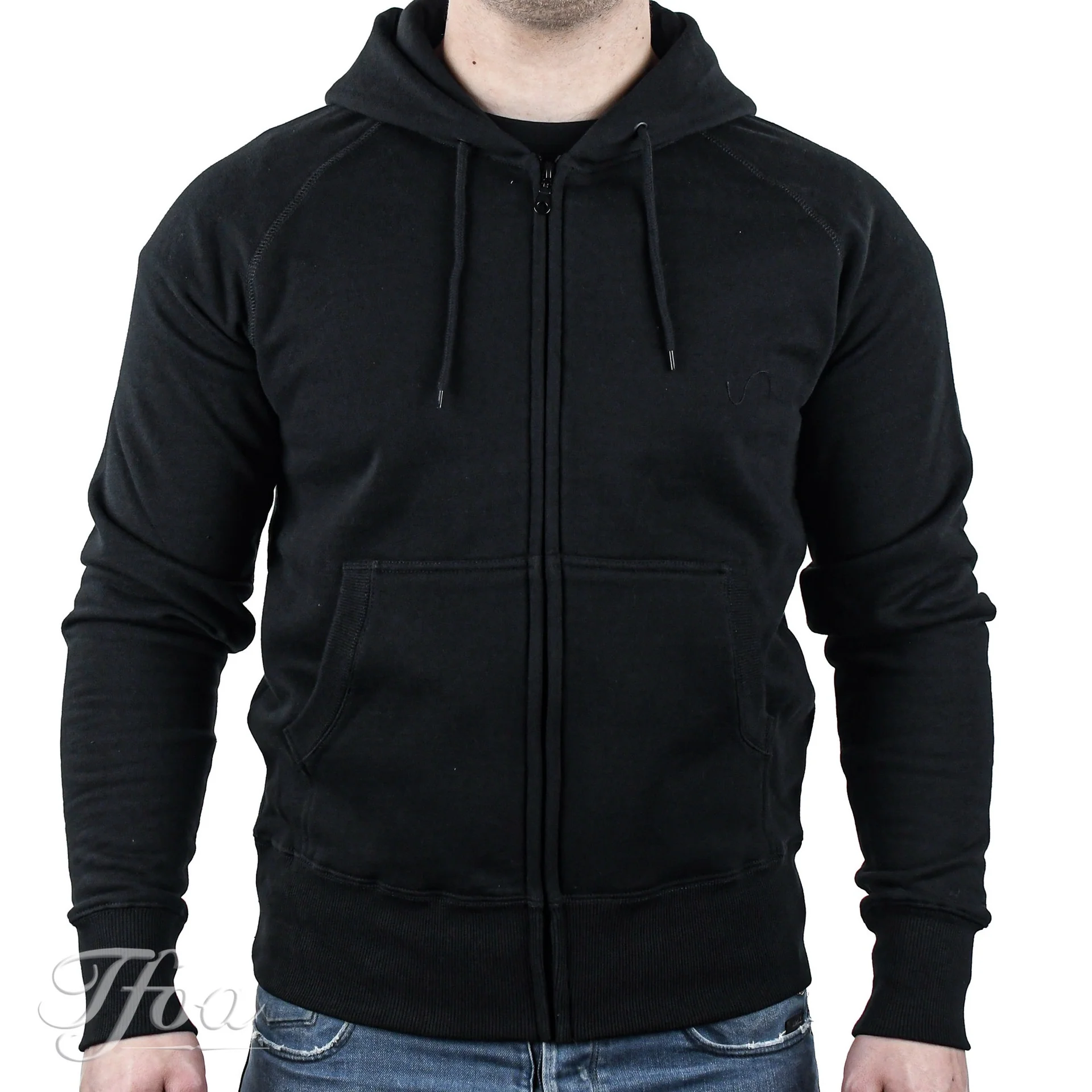 TFOA Zipped Hoodie Country Girl Black - Image 2