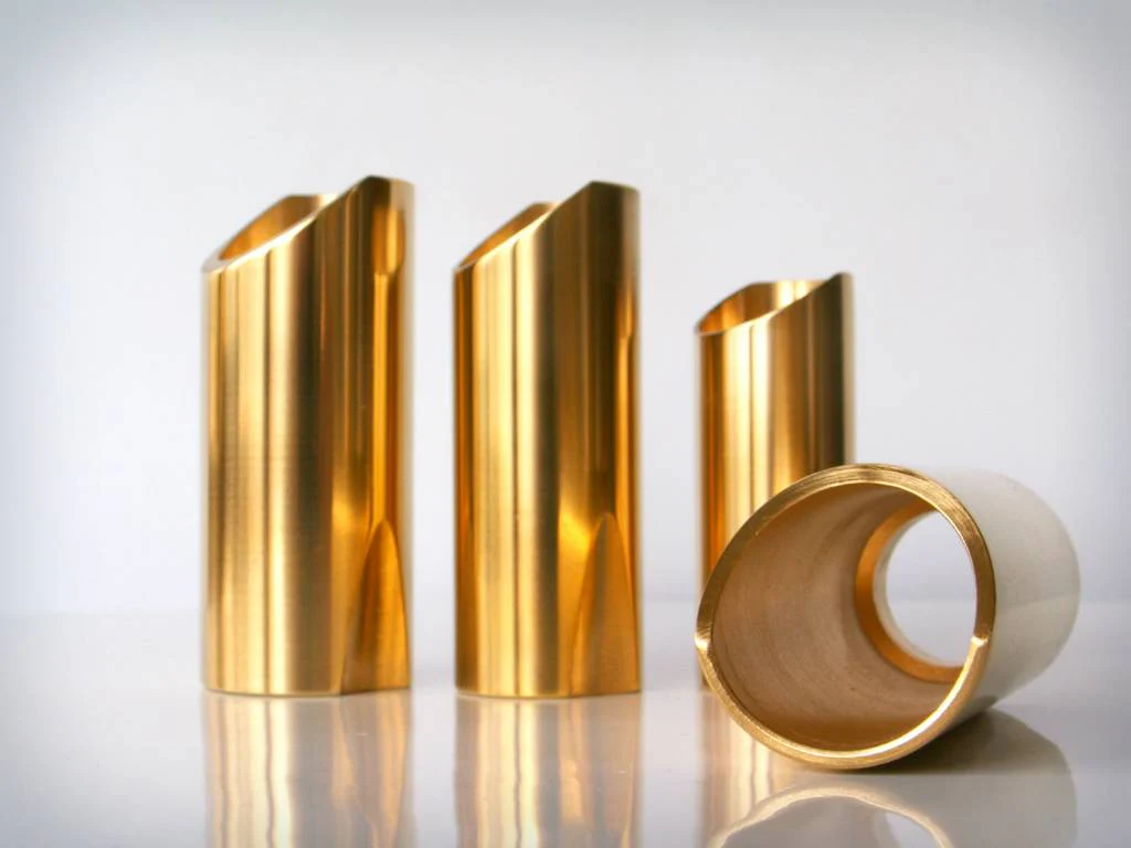 The Rock Slide Polished Brass Slide Size S