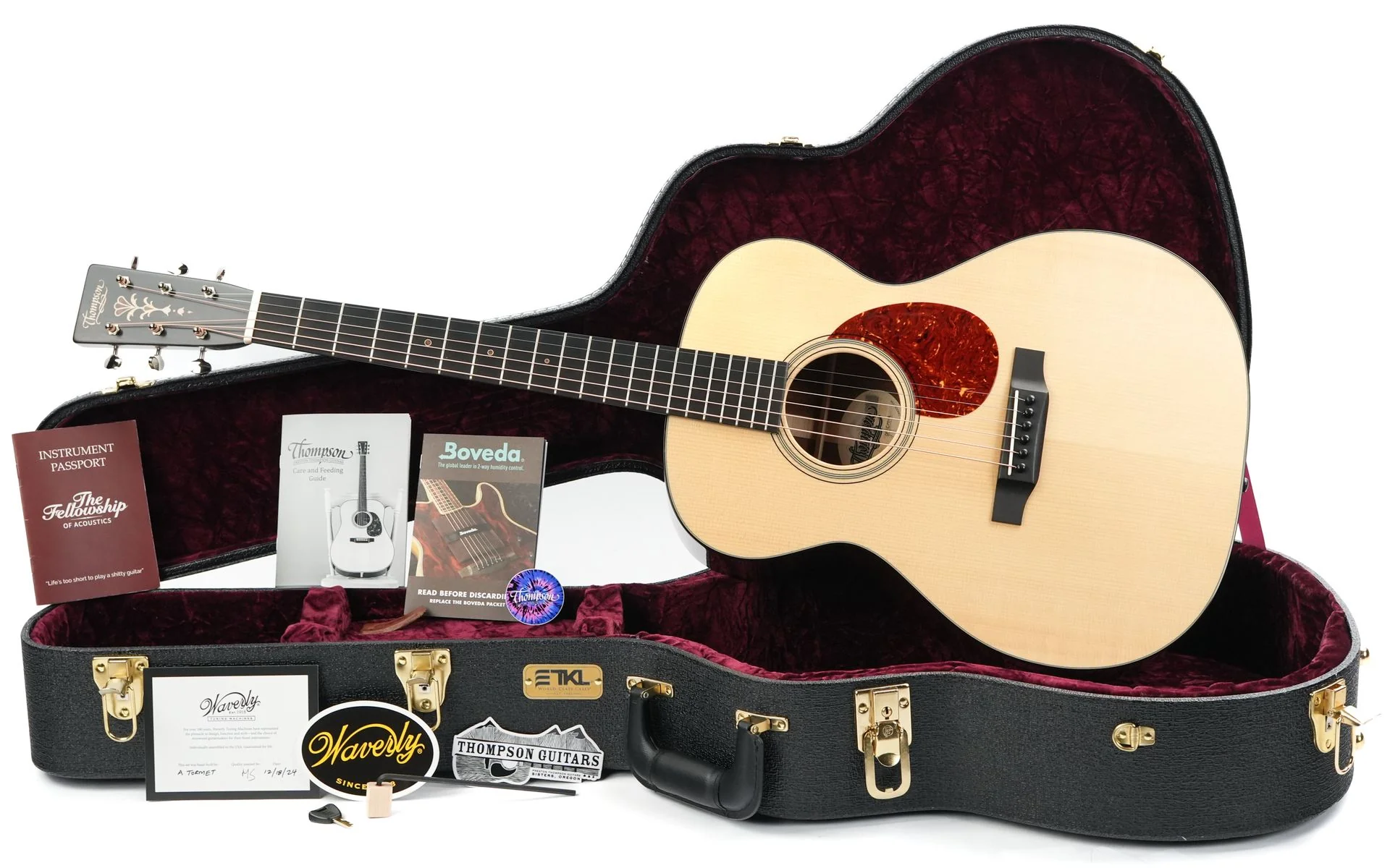Thompson OM CMA Cuban Mahogany Adirondack 2025 - Image 3