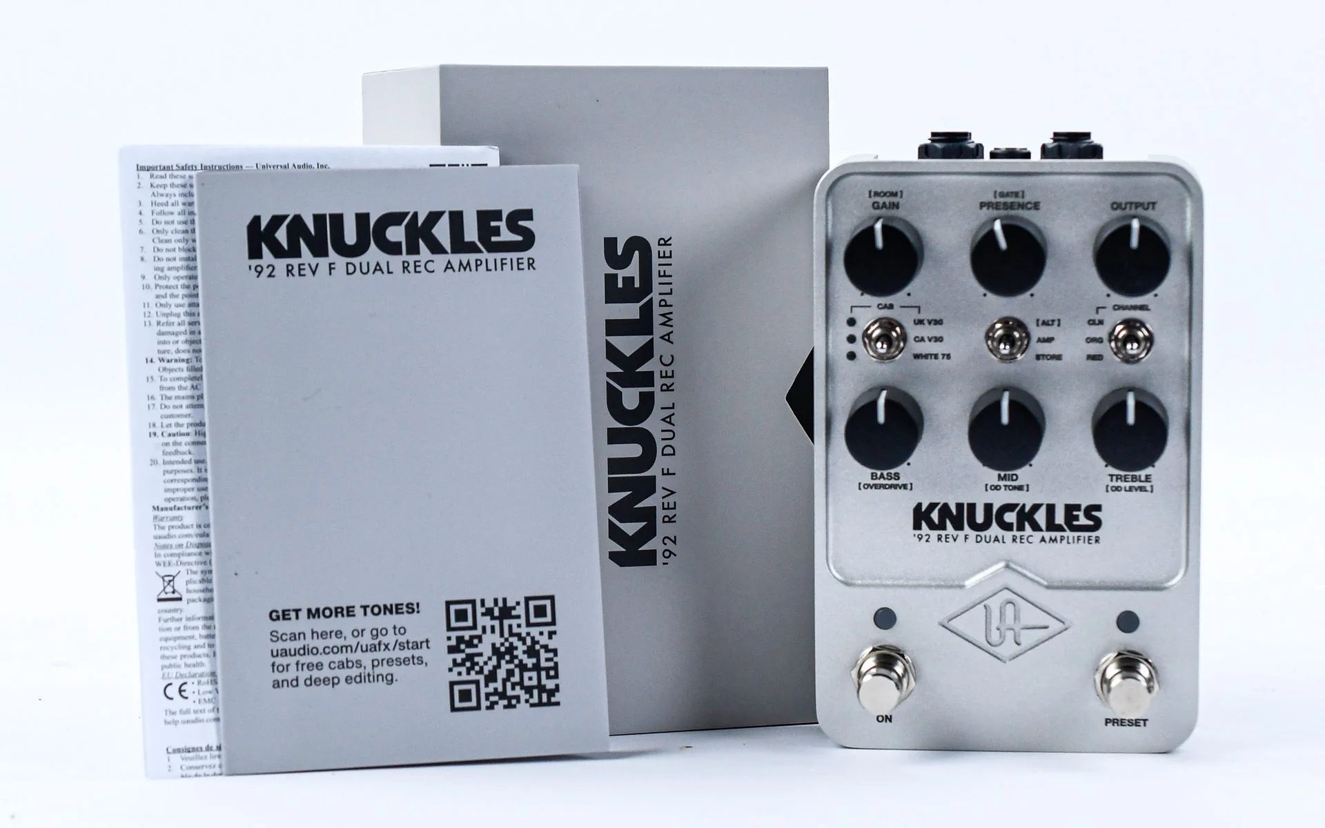 Universal Audio UAFX Knuckles '92 Rev F Dual Rec Amplifier - Image 2