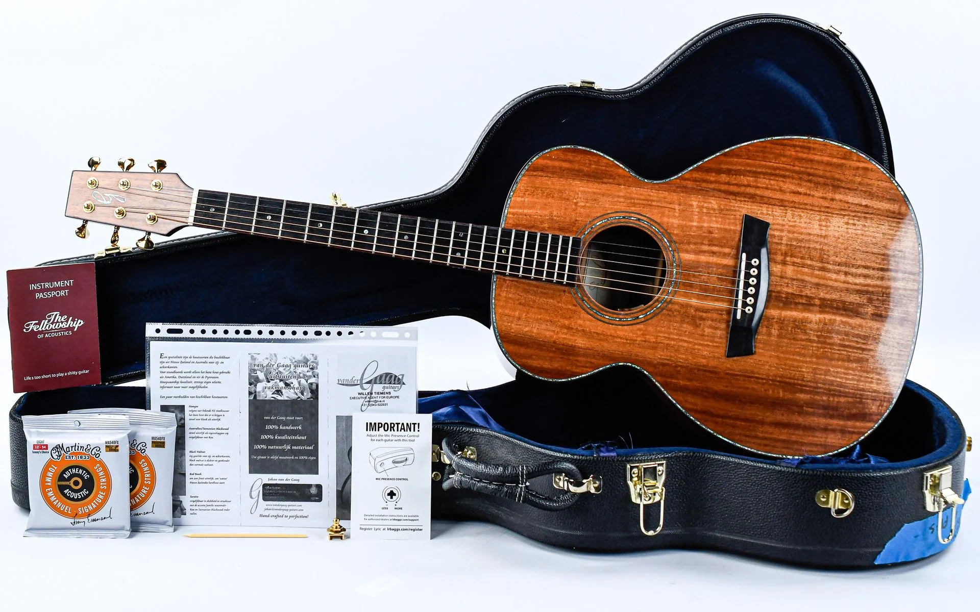 Van der Gaag 'Waikato' OM Blackwood 2009 - Image 3