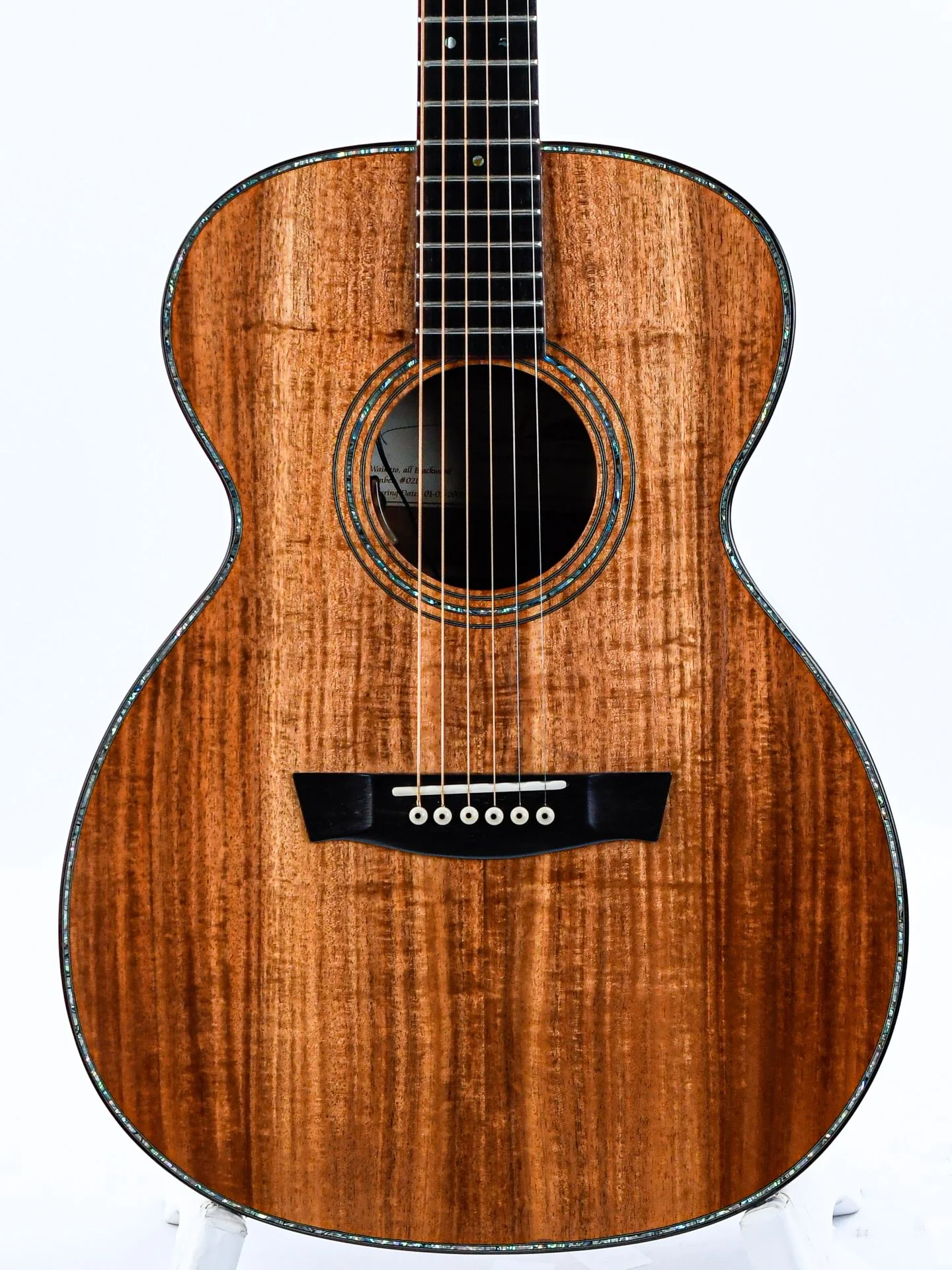 Van der Gaag 'Waikato' OM Blackwood 2009 - Image 5