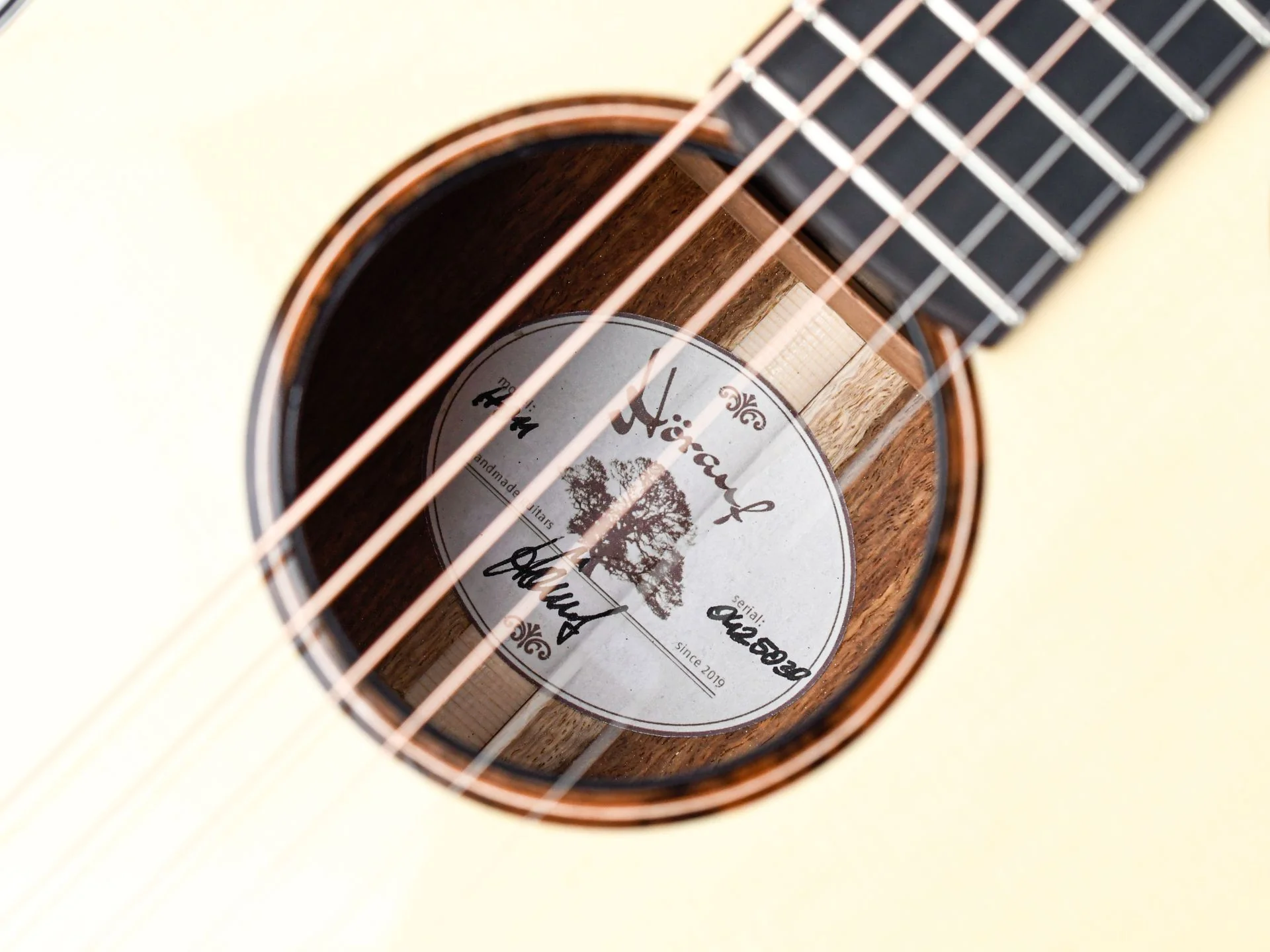 Volker Hörauf HO11 12 Fret African Koa Swiss Spruce - Image 12