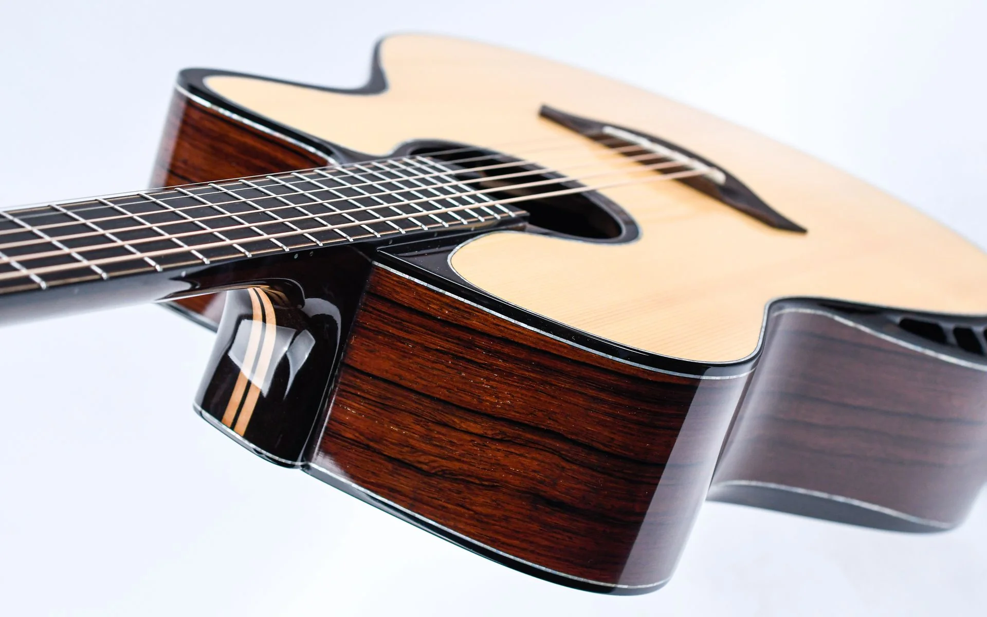 Waanders Grand Fingerstyle Madagascar Rosewood Italian Spruce 2018 - Image 10