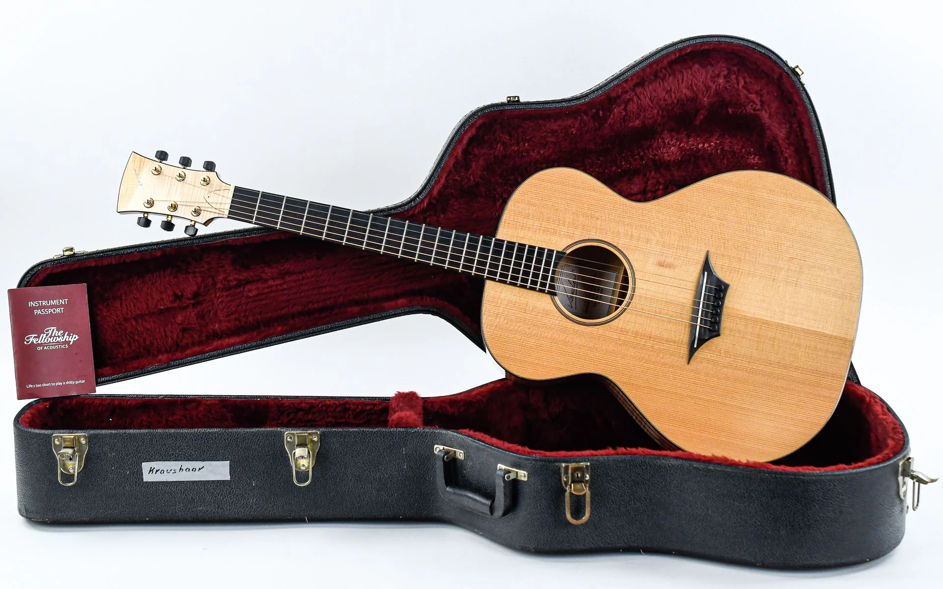Walter Kraushaar Teenie AK Custom Flamed Maple Spruce 2004 - Image 3